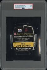 🇨🇦Gilles Villeneuve F1 Debut/J Hunt Win-1977 British F1 Grand Prix Pass PSA 2 comprar usado  Enviando para Brazil