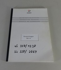 Betriebsanleitung / Handbuch Schaeff Raupenbagger HR 16 Stand 06/1998 comprar usado  Enviando para Brazil