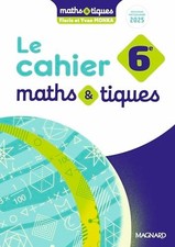 Maths tiques cahier d'occasion  Dirinon