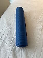 Yoga mat blue for sale  RICHMOND