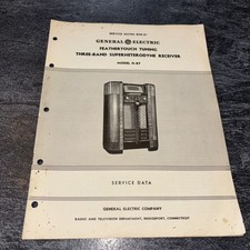 Usado, 1939 General Electric GE Rádio Tubo Modelo H-87 RHS-87 Manual de Dados de Serviço LOC F comprar usado  Enviando para Brazil