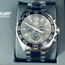 Relógio masculino TAG HEUER F1 cronógrafo mostrador cinza antracite 43 mm CAZ1011.BA0843 comprar usado  Enviando para Brazil