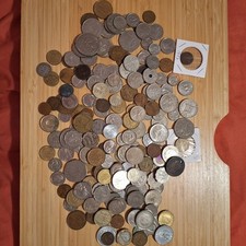 Lote a granel vintage de monedas de mundo extranjero de diferentes países 75+ monedas segunda mano  Embacar hacia Mexico