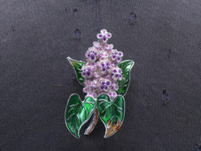 Spilla vintage fiori usato  Milano