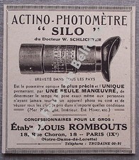 Publicité actino photometre d'occasion  Beaumont-de-Lomagne
