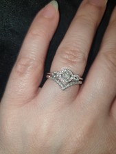 Sterling silver diamond for sale  CORBY