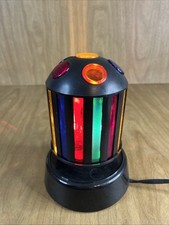 Lâmpada vintage multicolorida giratória arco-íris festa discoteca luz solar 7,5" giratória comprar usado  Enviando para Brazil