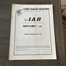 Audio research amplifier d'occasion  Expédié en Belgium
