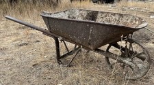 Antique steel wheelbarrow for sale  Spokane