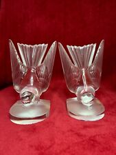 Lalique hirondelle pair for sale  DONCASTER