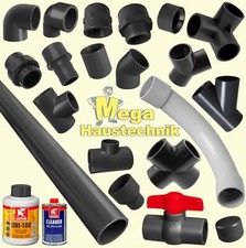 PVC U Klebe Fitting Winkel Kugelhahn Muffe Klebefittinge aus Kunststoff Pool gebraucht kaufen  Löbau