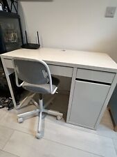 grey white desk for sale  ISLEWORTH