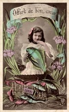 Carte postale enfant d'occasion  La Côte-Saint-André