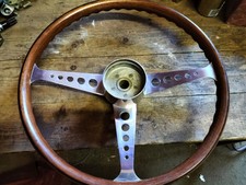 Wooden steering wheel. for sale  SOUTHWELL