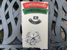 Scarce cameronians regiment for sale  NEWTOWNARDS