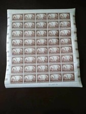 Foglio intero francobolli usato  Italia