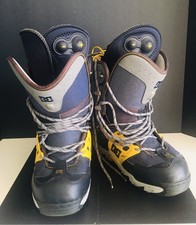 Bota de Snowboard DC Phantom Modelo 102216 Masculina com Cadarço Tamanho 12 Preta Cinza Amarela comprar usado  Enviando para Brazil