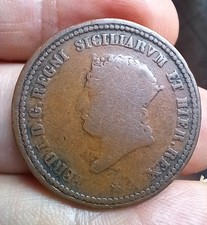 5 tornesi 1819 usato  Caccamo