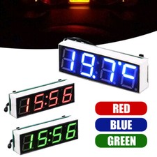 Usado, 1 peça 3 em 1 mini display LED digital relógio de carro termômetro voltímetro acessórios comprar usado  Enviando para Brazil