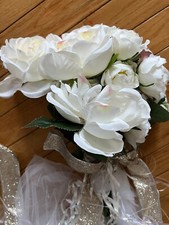 Decorações de corredor de casamento flor igreja cadeira banco pew arco buquê comprar usado  Enviando para Brazil