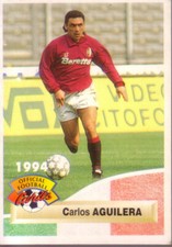 CARD PANINI OFFICIAL FOOTBALL CARDS 1994 CARLOS AGUILERA GENES # 271 comprar usado  Enviando para Brazil
