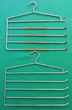 2 cabides organizadores de roupas de metal calças 5 camadas vintage economia de espaço comprar usado 2 cabides organizadores de roupas de metal calças 5 camadas vintage economia de espaço comprar usado  Enviando para Brazil