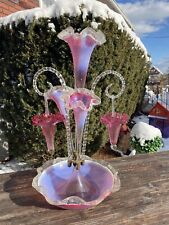 Victorian epergne cranberry for sale  West Orange