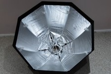 Achteckige softbox silber gebraucht kaufen  Münsing