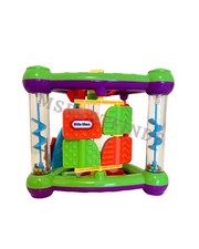 Brinquedo educativo Little Tikes Play Cube atividade triângulo giratório escorregador bebê criança, usado comprar usado  Enviando para Brazil
