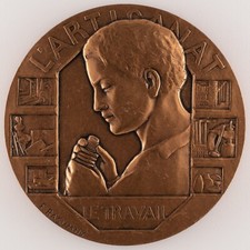 Médaille artisanat travail d'occasion  Bihorel