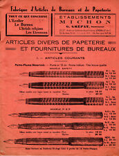Michon catalogue pen d'occasion  Expédié en Belgium
