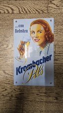 Brauerei schild email gebraucht kaufen  Berlin