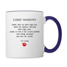 Lieber hundepapa spruch gebraucht kaufen  Leipzig