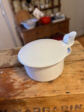 Vintage white enamel for sale  LIVERPOOL