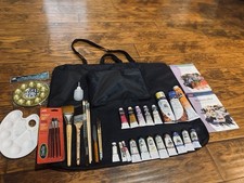 Aquarela➕fornecedor de tinta a óleo+➕Saco de quadro de pintura para desenho de lona à prova d'água comprar usado  Enviando para Brazil