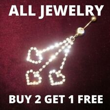 Rhinestone belly button for sale  Titusville