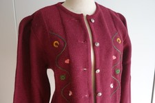 Trachten strickjacke stickerei gebraucht kaufen  München