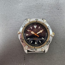 Usado, Citizen OXY Eco-Drive relógio de mergulho masculino 39mm mostrador preto data em dois tons 7873L16363 corrida comprar usado  Enviando para Brazil