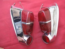 Par de lanternas traseiras traseiras Lucas Jaguar MKII com bom cromo comprar usado  Enviando para Brazil