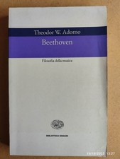 Theodor adorno beethoven usato  Quartu Sant Elena