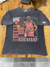 Camiseta vintage Michael Jordan noz-moscada tamanho grande Chicago Bulls NBA 90’s - postagem gratuita comprar usado  Enviando para Brazil