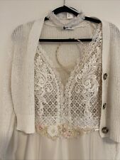 Brautkleid creme nude gebraucht kaufen  Bad Zwischenahn