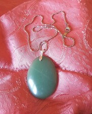 Collana giada verde usato  Roma
