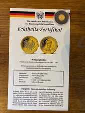 Goldmünze 999 bundespräsiden gebraucht kaufen  Markdorf