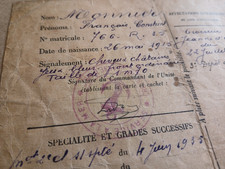 Livret matricule marin d'occasion  Nantes-