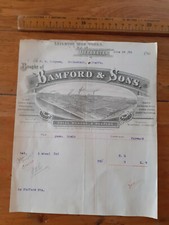 1909 letterhead bamford for sale  CANTERBURY