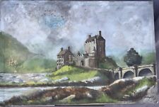 Vintage oil canvas for sale  SNODLAND