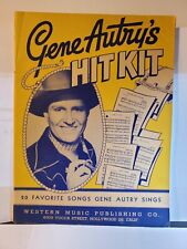 Gene Autry's Hit Kit 20 Favorite Songs --1946 Paper Edition VG B2 comprar usado  Enviando para Brazil