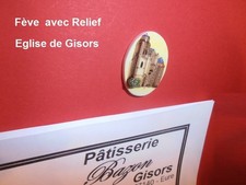 Feve ovale relief d'occasion  Sigy-en-Bray