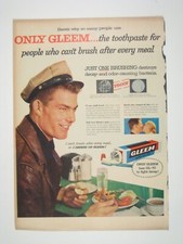 Gleem toothpaste 1956 for sale  Bogota
